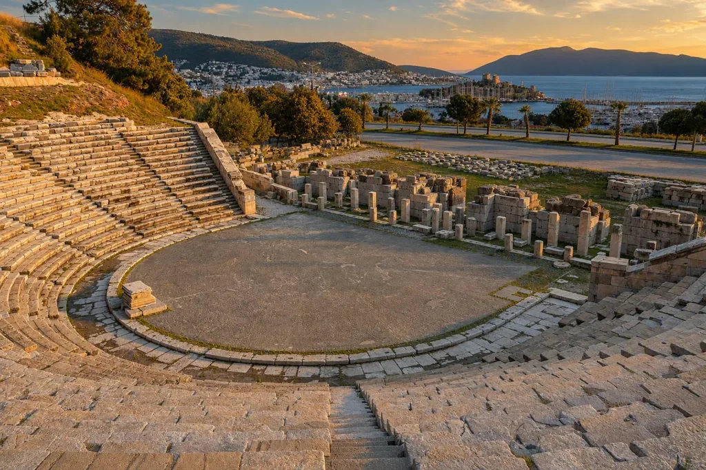 Bodrum Antik Tiyatrosu projesinden görünüm